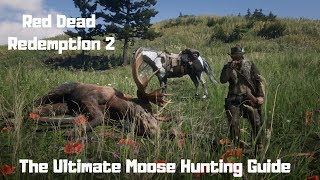 RDR2  The Ultimate Moose Hunting Guide [upl. by Alicul]