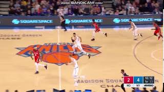 Enes Kanter Dunks on DeMarcus Cousins  New York Knicks vs New Orleans Pelicans  14012018 [upl. by Otsirc915]