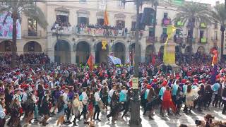 COMPARSES DE VILANOVA I LA GELTRÚ FEBRER 2018 [upl. by Glen]