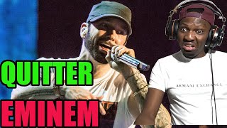 EMINEM IS HEARTLESS EMINEM  QUITTER Everlast Diss  Reaction Eminem Quitter [upl. by Damha]