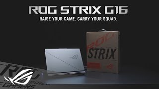 2024 ROG Strix G16 Eclipse Gray  Official unboxing video  ROG [upl. by Tristam86]