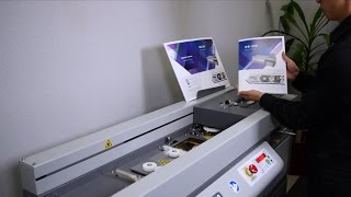 DB290 Perfect Binder  Product Demo  Duplo USA [upl. by Adnawal]