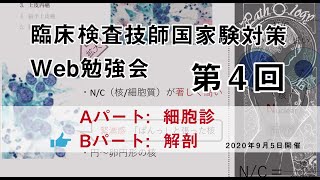 第4回 臨床検査技師 国家試験対策Web勉強会Bパート [upl. by Odell392]