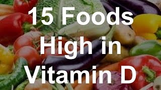 15 Foods High in Vitamin D [upl. by Atinihc307]