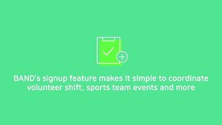 Using BANDs Signup Feature to Organize Tasks [upl. by Beniamino917]