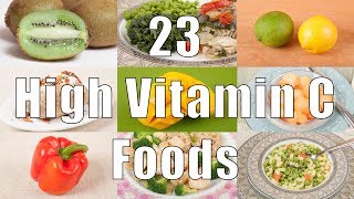 23 High Vitamin C Foods 700 Calorie Meals DiTuro Productions [upl. by Irehs]