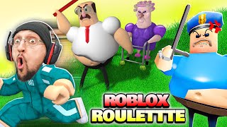 Roblox Barrys Prison Run From Grumpy Gran All the Best Games in 1 FGTeeV Roulette [upl. by Fasta]