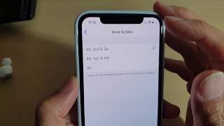 iPhone 11 Pro How to Switch to 4G  VoLTE  3G Voice amp Data [upl. by Aivata]