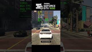 GTX 1650 GTA V 1080P Very High Settings [upl. by Eive]