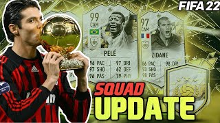 FIFA 22 ICONS SQUAD UPDATE 2022 [upl. by Pippa]