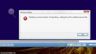 Windows cannot read the ProductKey setting from the unattend answer fileSOLUTION [upl. by Artenek]