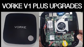 VORKE V1 PLUS 4K Mini DIY UPGRADES SSD amp 25quot SATA HDD [upl. by Areic207]