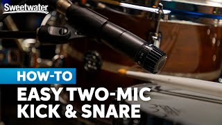 How to Use Two Mics on One Drum for Astounding Results Kick amp Snare Edition [upl. by Birdie725]