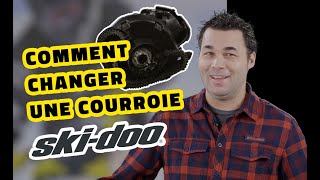 Comment changer une courroie de SkiDoo [upl. by Lekram128]