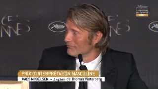 Mads Mikkelsen French Award Winners Press Conference [upl. by Nylicaj]