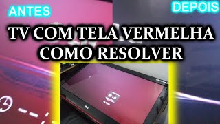 TV com IMAGEM VERMELHA como RESOLVER [upl. by Zusman]