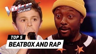 The best BEATBOX amp RAP Blind Auditions on The Voice Kids [upl. by Innavoj]