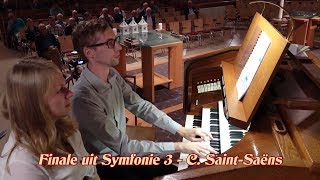 C SaintSaëns  Finale  Symfonie 3 – Gert van Hoef  Immanuelkerk Maassluis [upl. by Aleyam454]