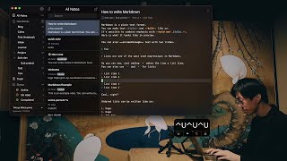 How to take notes in Markdown efficiently with Inkdrop [upl. by Asecnarf]