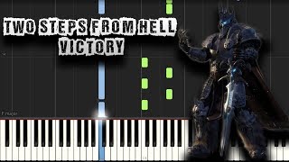 Two Steps From Hell  Victory  Piano Tutorial Synthesia Download MIDI  PDF Scores [upl. by Isawk]