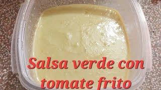 Salsa verde con tomate frito [upl. by Esyak981]