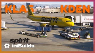 Inibuilds A320NEO   PMDG 738   Las Vegas ✈ Denver  VATSIM MSFS [upl. by Sella238]