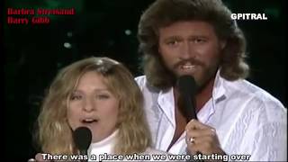 Barbra Streisand Barry Gibb What Kind of Fool lyrics [upl. by Ehtylb]