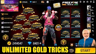 How To Get Unlimited Gold Coin in Free Fire 2024  Collect Unlimited Gold Free Fire  Tricks 2024 [upl. by Murielle]