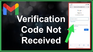 Gmail Verification Code Not Received [upl. by Ainelec478]