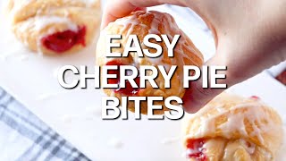 How to make EASY CHERRY PIE BITES [upl. by Burgwell]