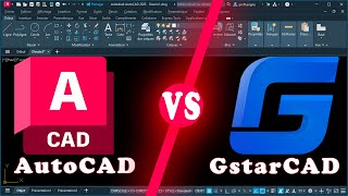 Tutoriel Complet GstarCAD Vs AutocCAD [upl. by Atiniuq605]