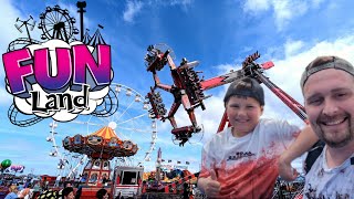 Fun Land Towyn 2023  Tir Prince Fun Fair  Full Tour and On Ride POVs [upl. by Yrred]