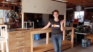 Build a Simple 2x4 Workbench [upl. by Jarita]