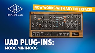 Universal Audio UAD Moog Minimoog Plugin Demo [upl. by Flemming]