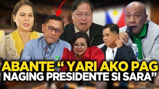 ABANTE KABADO NA YARI AKO PAG NAGING PRES SI SARA MGA ASO NI TAMBA PINAIYAK SI MAYOR MABILOG [upl. by Orelle486]