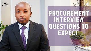 Procurement Interview Questions To Expect [upl. by Hose]