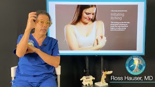 Irritating Itching pruritis from spinal instability Strange Sensations series with Ross Hauser MD [upl. by Aneeuqal]