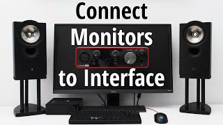 Setup Guide  Connect Studio Monitors to Audio Interface best settings [upl. by Robyn]