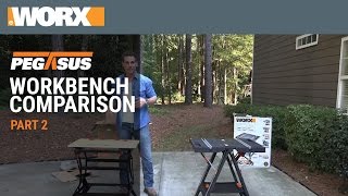 Worx® Pegasus™ Workbench Comparison  Part 2 [upl. by Notla]