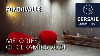 Fondovalle porcelain stoneware novelties at Cersaie 2024 in Bologna [upl. by Tilford998]