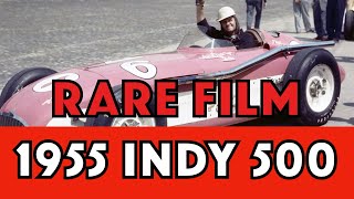 THRILLING INDIANAPOLIS 500 1955 16mm film of historic Memorial Day Indy 500 [upl. by Eniahpets628]