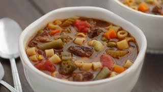 Easy Beef Soup Recipe [upl. by Taddeo]