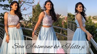 Sau Aasmano ko x Hello ji  Bridal solo  Dance Cover  Sheetal Biyani  Wedding Choreography [upl. by Lordan]