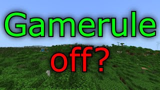 Minecraft but ALL gamerules are turned OFF [upl. by Standford]