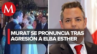 Alejandro Murat lamenta agresiones en boda de Elba Esther Gordillo [upl. by Kciredohr]