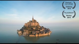 Mont Saint Michel from a drone [upl. by Htiffirg]