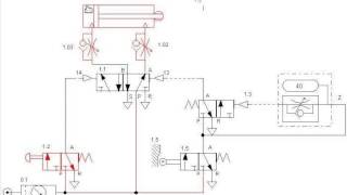 Introducción a circuitos neumáticos [upl. by Ahsilrae]