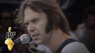 Neil Young  Helpless Live Aid 1985 [upl. by Rettke]