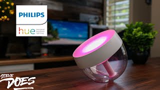 Philips Hue Iris  Add A Splash Of Color To ANY Room [upl. by Nylarej]