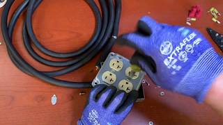 Mobile Detailing Setup’s How To Make A 30 Amps Extension Cord For Generator [upl. by Also516]